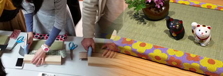 ミニ畳(花・小物台)作り体験